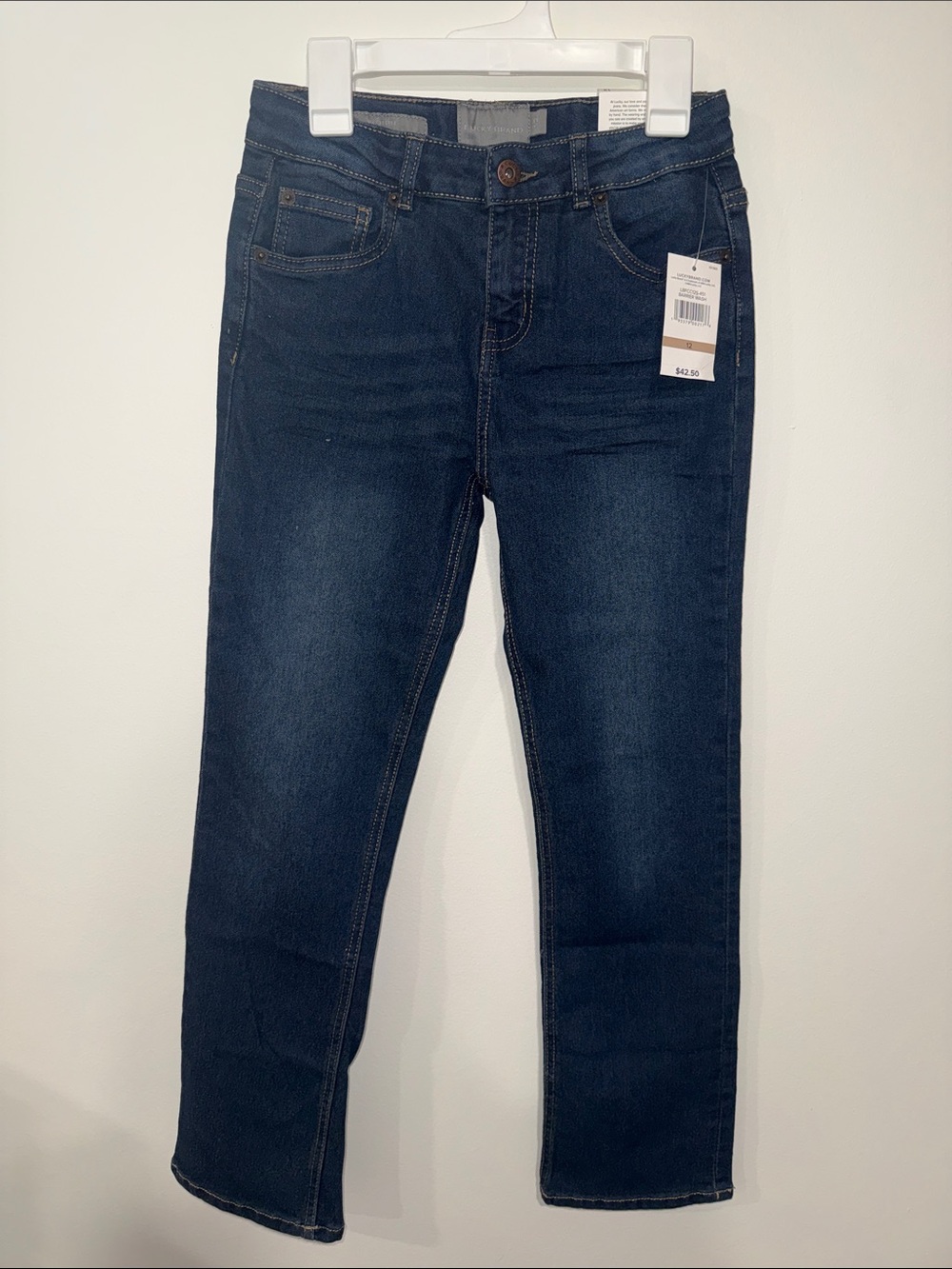 Lucky Brand Dark Blue Straight-Leg Jeans